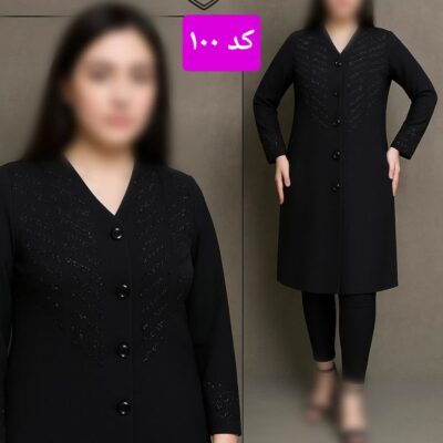 مانتو منجوق دار (سایز ۳۶تا۴۶)